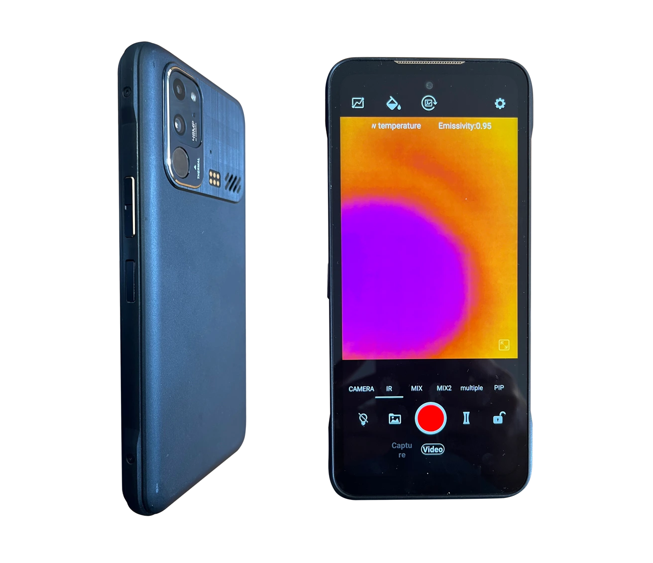ACU-S1 Smart Thermal Camera with smartphone