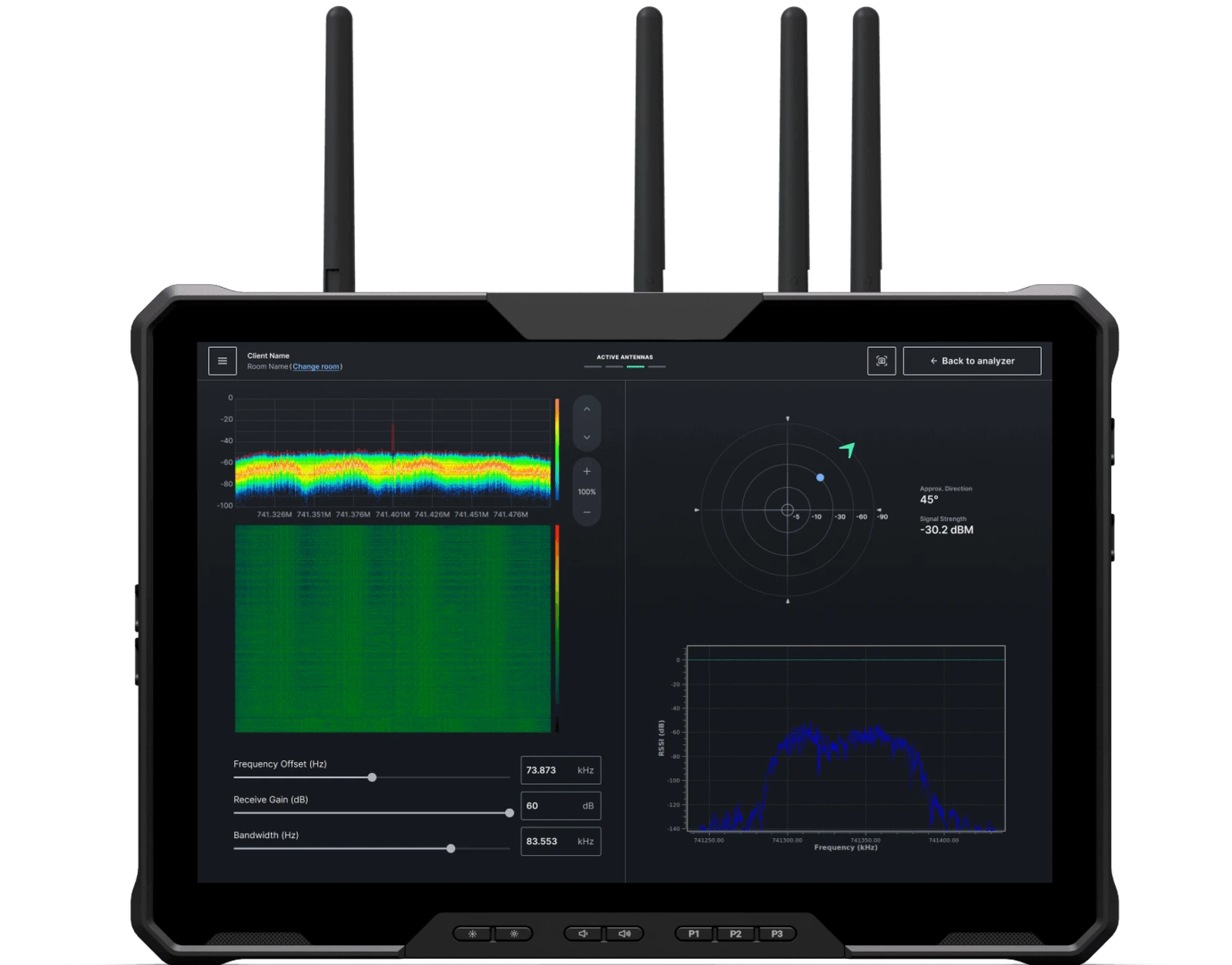 Dark Compass Signal Analyser